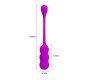 Prettylove Leshy Vibrating Egg ar tālvadības pulti USB