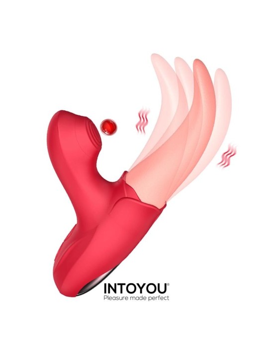 Intoyou Dubultais stimulators Trakā mēle un pulsācija