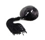 Latetobed Bdsm Line Self-Adhesive Heart Sequin Nipple Cover with Tassel Black