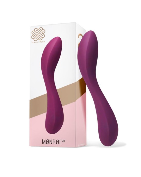 Engily Ross Monroe 2.0 Vibe Injected Liquified Silicone USB Purple