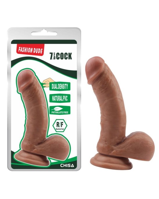 Chisa Dildo Dual Density Fashion Dude 17,5 x 4,1 cm latīņu