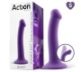 Action Bouncy Liquid Silikona Dildo Hiper Flexible 6,5 - 16,5 cm Izmērs S Purpurs