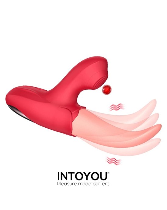 Intoyou Dubultais stimulators Trakā mēle un pulsācija