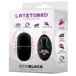 Latetobed Виброяйцо Ecoblack с дистанционным управлением