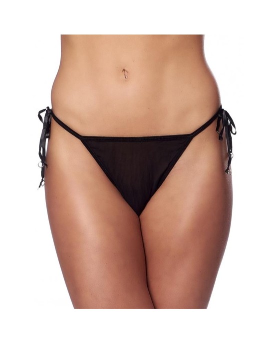 Amorable Thong Fantasy Black One Size