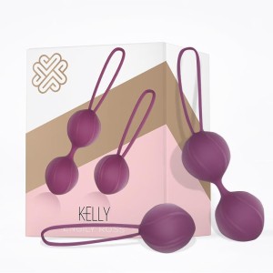 Engily Ross Kelly Kegel Balls Silikona Purple