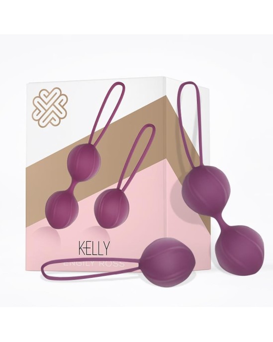 Engily Ross Kelly Kegel Balls Силиконовый Фиолетовый