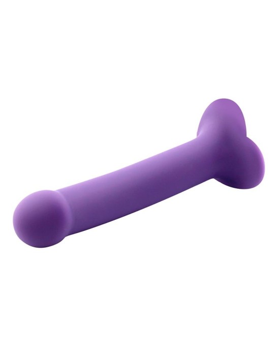 Action Bouncy Liquid Silicone Dildo Hiper Flexible 6.5 - 16.5 cm Size S Purple