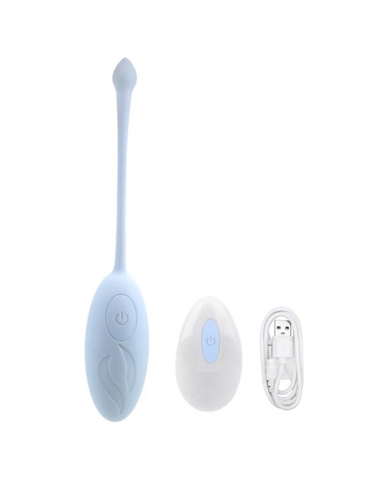 A-Gusto Vibrating Egg with Remote Control Blue