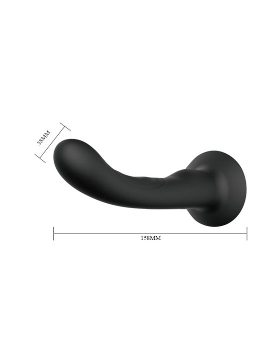 Baile Strap-on with Silicone Dildo Black