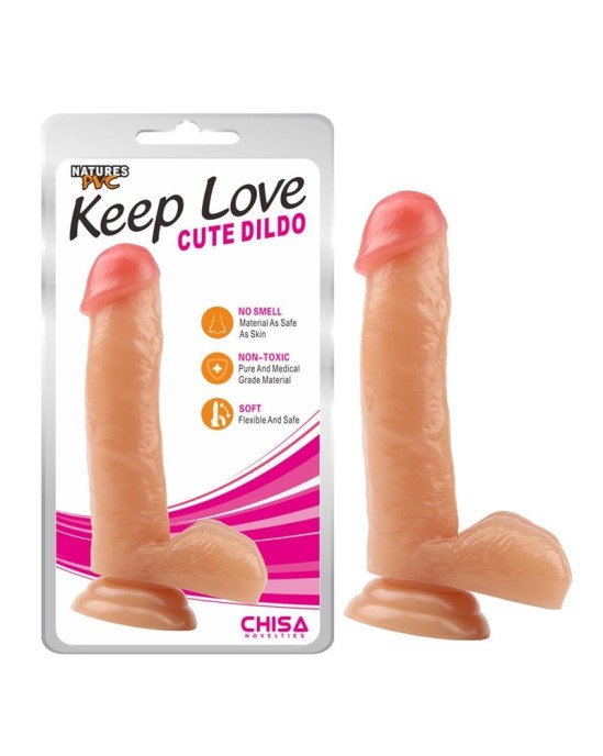 Chisa Dildo Cute 17.8 x 4 cm Flesh