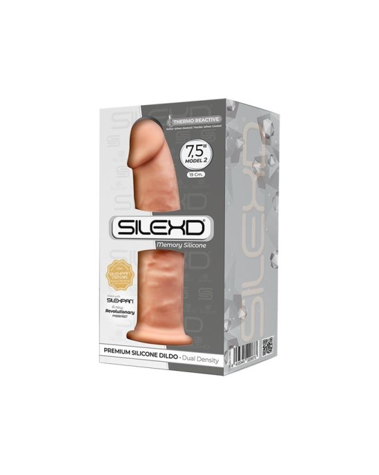 Silexd Dildo Dual Density Mod. 2 - 7,5 Mīkstums