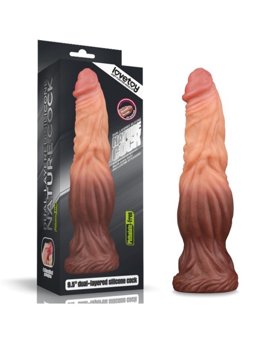 Lovetoy Dildo Nature 9.5 Dual Layer