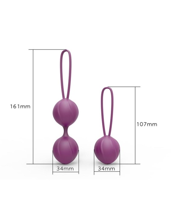 Engily Ross Kelly Kegel Balls Силиконовый Фиолетовый