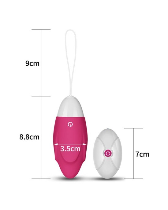 Lovetoy Vibrating Egg IJoy Remote Control USB Pink