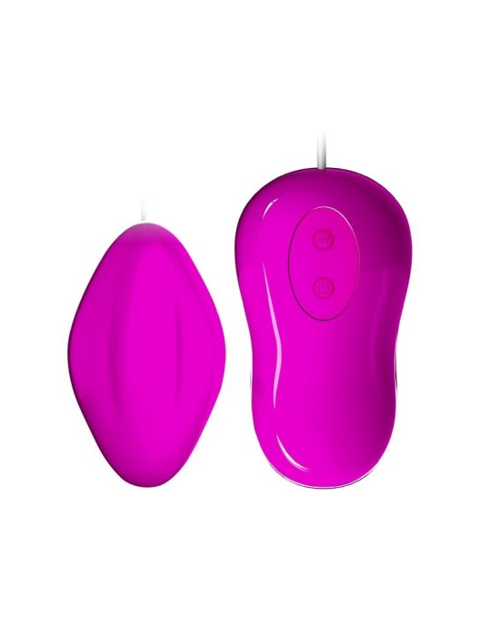 Prettylove Vibrating Egg Avery Pink and White