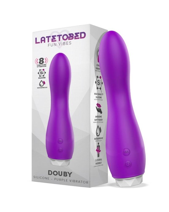 Latetobed Douby Vibe Silicone Purple