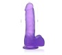 Lovetoy Dildo želejveida kniedes 7 violetas