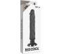 Basecock Reālistisks vibrators melns 20 CM