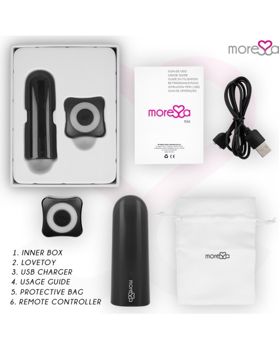 Moressa Vibrators lode ar pulti melns