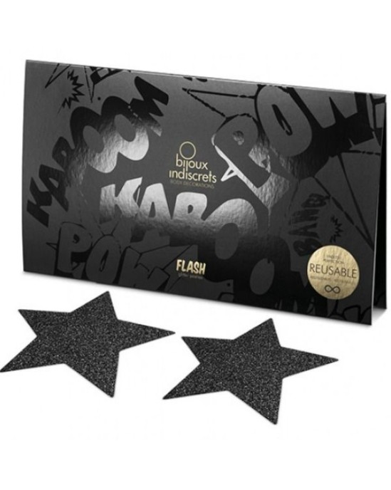 Bijoux Flash Collection BIJOUX PEZONERAS FLASH STAR BLACK