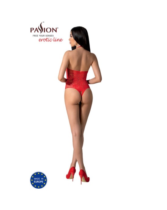 Passion Woman Bodystockings PASSION - BS094 RED BODYSTOCKING VIENS IZMĒRS