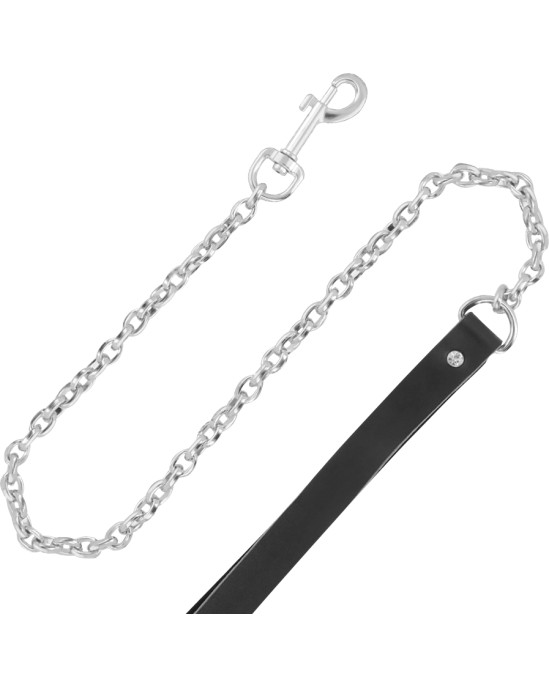 Darkness Bondage DARKNESS - HIGH QUALITY LEATHER NECKLACE WITH LEASH