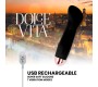 Dolce Vita RECHARGEABLE VIBRATOR ONE BLACK 7 SPEED