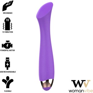 Womanvibe MANDY "K" POINT SILICONE RECHARGEABLE VIBRATOR