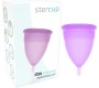 Stercup MENSTRUĀLĀS KAUZES IZMĒRS S PURPURA KRĀSA FDA SILIKONS