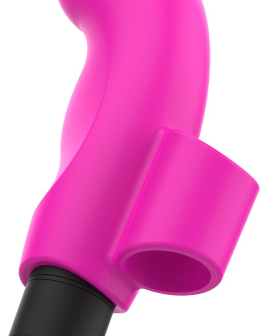 Ohmama Stimulating OHMAMA - NEON rozā THIMBLE VIBRATOR XMAS EDITION