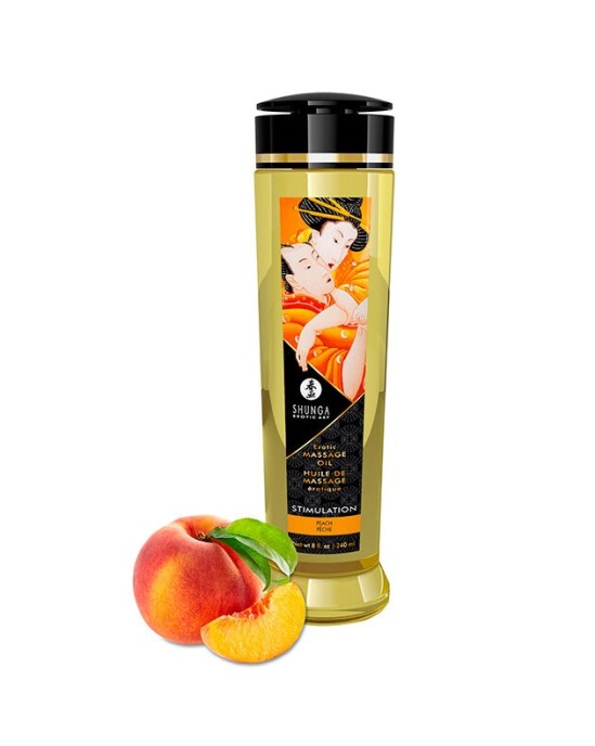 Shunga Oils SHUNGA - STIMULĒJOŠĀ EROTISKĀ MASĀŽAS EĻĻA 240 ML