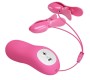 Baile Stimulating ROMANTIC WAVE VIBRATING AND ELETRIC SHOCK NIPPLE CLAMPS FUCHSIA