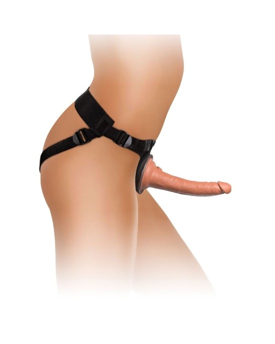 King Cock ELITE - COMFY ADJUSTABLE HARNESS WITH DILDO 17.8 CM