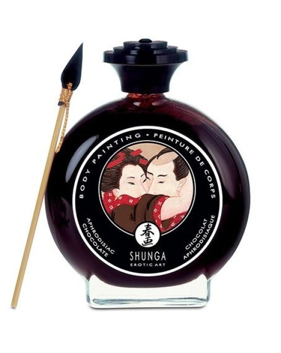 Shunga Massage Cream СЮНГА - ШОКОЛАДНАЯ КРАСКА ДЛЯ ТЕЛА