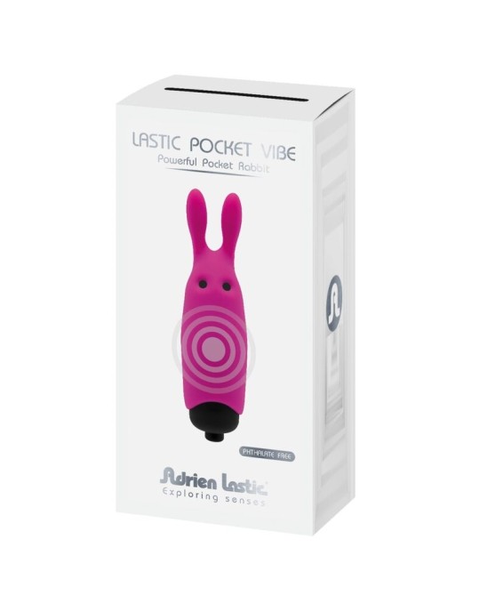 Adrien Lastic LASTIC POCKET PINK RABIT VIBRATOR