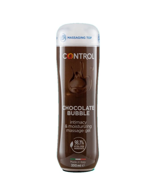 Control Lubes CONTROL MASSAGE GEL 3 IN 1 CHOCOLATE BUBBLE 200 ML