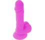 Diversia Elastīgs Vibrējošs Dildo 20,5 CM - violets