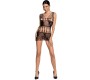 Passion Woman Bodystockings PASSION WOMAN BS090 BODYSTOCKING BLACK ONE SIZE