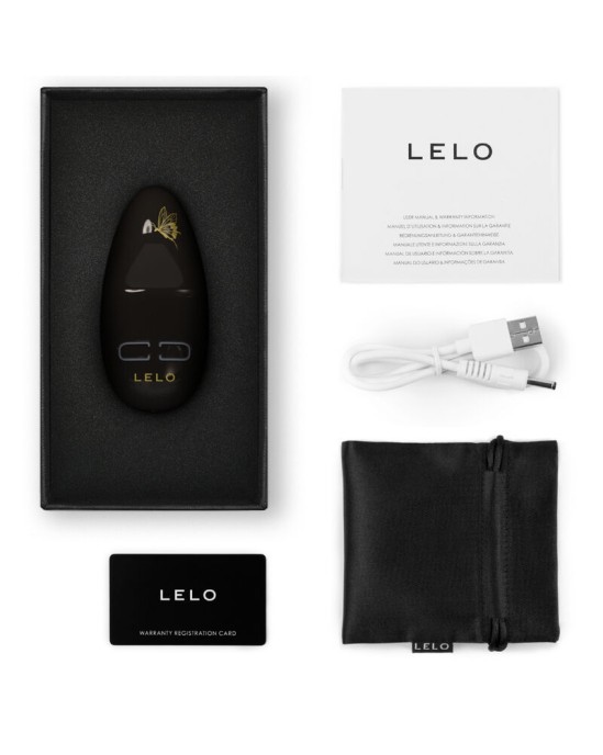 Lelo NEA 3 PERSONAL MASSAGER - PITCH melns