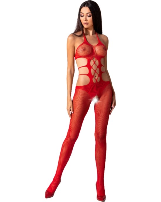 Passion Woman Bodystockings PASSION WOMAN BS084 RED BODYSTOCKING VIENS IZMĒRS