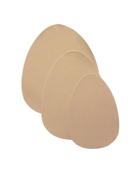 Bye Bra - Pull Ups BYE BRA BREAST LIFT PADS + 3 PAIRS OF SATIN NIPPLE COVERS BEIGE