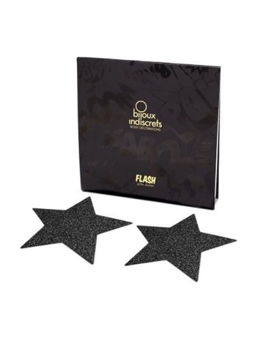 Bijoux Flash Collection BIJOUX PEZONERAS FLASH STAR BLACK