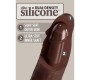 King Cock ELITE - REALISTIC SILICONE DILDO 20.3 CM BROWN