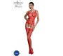 Passion Woman Bodystockings PASSION - ECO COLLECTION ТЕЛЕНЬ-ЧУЛКИ ECO BS007 RED