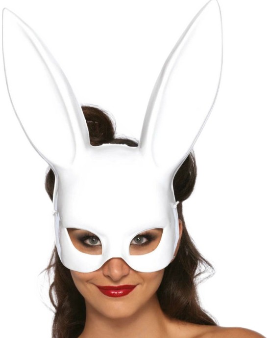 Leg Avenue Accessories LEG AVENUE MASQUERADE RABBIT MASK WHITE