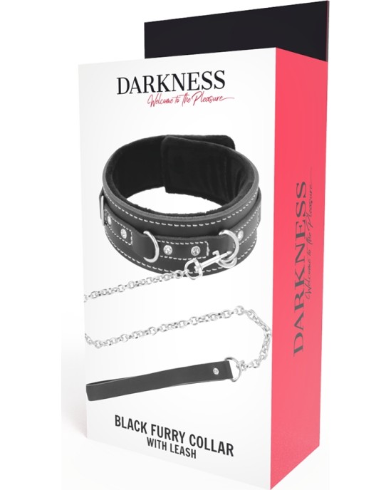 Darkness Bondage DARKNESS - HIGH QUALITY LEATHER NECKLACE WITH LEASH