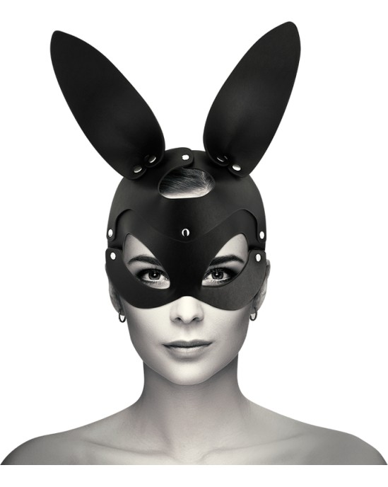 Coquette Accessories COQUETTE CHIC DESIRE - VEGAN LEATHER MASK WITH RABBIT EARS