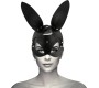 Coquette Accessories COQUETTE CHIC DESIRE - VEGAN LEATHER MASK WITH RABBIT EARS