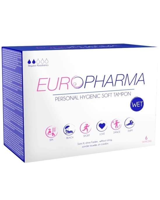 Europharma ТАМПОНЫ ДЕЙСТВИЯ ТАМПОНЫ 6 ЕДИНИЦ